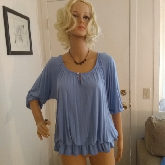 GAP Tops - Really Cute Opal Blue Top!